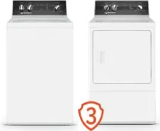 Side by Side Washer & Dryer Set
